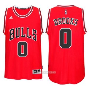 Camiseta Chicago Bulls Brooks #0 Rojo