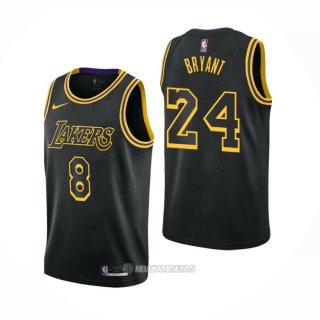 Camiseta Los Angeles Lakers Kobe Bryant #8 Ciudad Edition 2021-22 Violeta