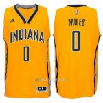 Camiseta Indiana Pacers Miles #0 Amarillo