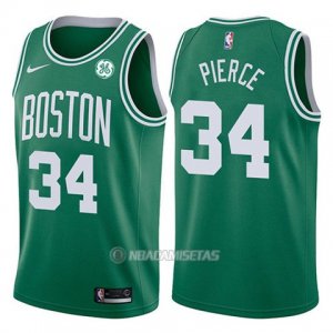 Camiseta Boston Celtics Paul Pierce #34 Icon 2017-18 Verde