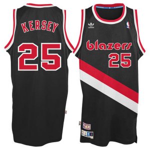Camiseta Negro Kersey Portland Trail Blazers #25 Revolution 30