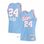 Camiseta Sacramento Kings Reggie Theus #24 Hardwood Classics 1985-86 Azul