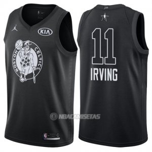 Camiseta All Star 2018 Celtics Kyrie Irving #11 Negro