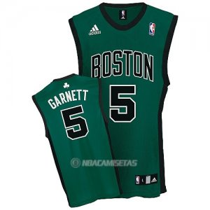 Camiseta Boston Celtics Garnett #5 Verde 2016