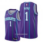 Camiseta Charlotte Hornets Malik Monk #1 Classic 2019-20 Violeta
