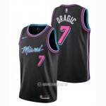 Camiseta Miami Heat Goran Dragic #7 Ciudad 2018-19 Negro