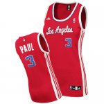 Camiseta Mujer de Chris Paul Los Angeles Clippers #3 Rojo