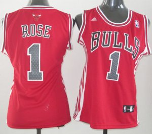 Camiseta Mujer de Rose Chicago Bulls #1 Rojo