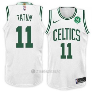 Camiseta Boston Celtics Jayson Tatum #11 Association 2018 Blanco