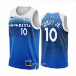 Camiseta Minnesota Timberwolves Mike Conley JR. #10 Ciudad 2023-24 Azul