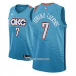 Camiseta Oklahoma City Thunder Timothe Luwawu-Cabarrot #7 Ciudad 2018-19 Azul