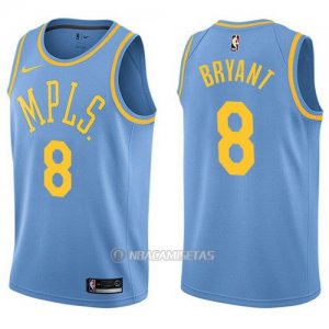 Camiseta Los Angeles Lakers Kobe Bryant #8 Classic 2017-18 Azul