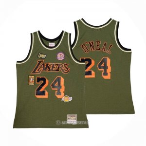 Camiseta Los Angeles Lakers Kobe Bryant #24 Mitchell & Ness Verde