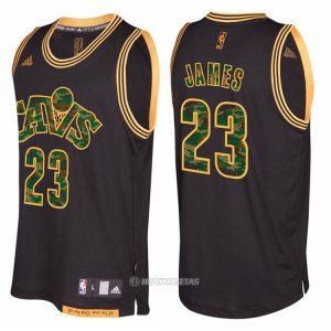 Camiseta Camuflaje Moda Cleveland Cavaliers James #23