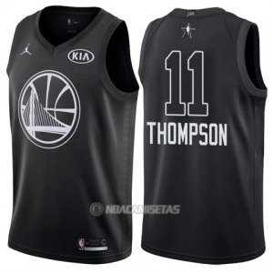 Camiseta All Star 2018 Warriors Klay Thompson #11 Negro