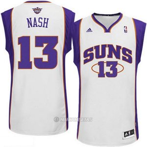 Camiseta Retro Phoenix Suns Nash #13 Blanco
