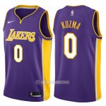 Camiseta Los Angeles Lakers Kyle Kuzma #0 Statement 2018 Violeta