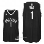 Camiseta Dia del Padre Brooklyn Nets Dad #1 Negro
