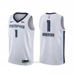 Camiseta Memphis Grizzlies Kyle Anderson #1 Association Blanco
