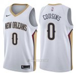 Camiseta New Orleans Pelicans Demarcus Cousins Association #0 2017-18 Blanco