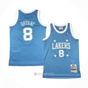 Camiseta Nino Los Angeles Lakers Kobe Bryant #8 Mitchell & Ness 2004-05 Azul