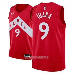 Camiseta Toronto Raptors Serge Ibaka #9 Earned 2018-19 Rojo