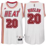 Camiseta Retro Miami Heat Winslow #20 Blanco