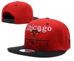 NBA Chicago Bulls Sombrero Rojo Negro 2012