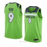 Camiseta Minnesota Timberwolves Luol Deng #9 Statement 2018 Verde