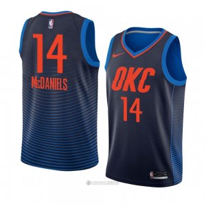 Camiseta Oklahoma City Thunder K. J. Mcdaniels #14 Statement 2018 Azul