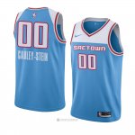 Camiseta Sacramento Kings Willie Cauley-Stein #00 Ciudad 2018-19 Azul