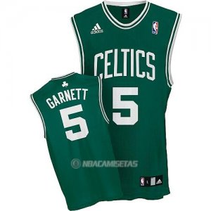Camiseta Boston Celtics Garnett #5 Verde