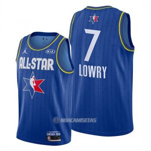 Camiseta All Star 2020 Toronto Raptors Kyle Lowry #7 Azul