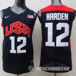 Camiseta de Harden USA NBA 2012 Negro