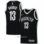 Camiseta Nino Brooklyn Nets James Harden #13 Icon Negro