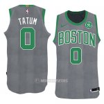 Camiseta Navidad 2018 Boston Celtics Jayson Tatum #0 Verde