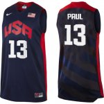 Camiseta de Paul USA NBA 2012 Negro