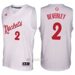 Camiseta Navidad Houston Rockets Patrick Beverley #2 Blanco