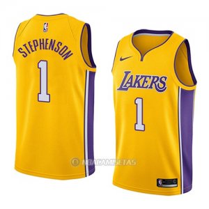 Camiseta Los Angeles Lakers Lance Stephenson #1 Icon 2018 Amarillo
