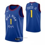 Camiseta Denver Nuggets Michael Porter JR. #1 Statement Azul