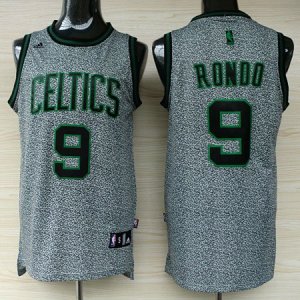 Camiseta Rondo Boston Celtics #9 Moda Estatica