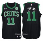 Camiseta Nino Boston Celtics Kyrie Irving Statement #11 2017-18 Negro