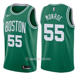 Camiseta Boston Celtics Greg Monroe #55 Icon 2017-18 Verde
