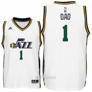 Camiseta Dia del Padre Utah Jazz Dad #1 Blanco