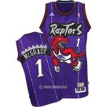 Camiseta Autentico Toronto Raptors McGrady #1 Violeta