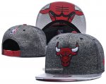 NBA Chicago Bulls Sombrero Oscuro Gris
