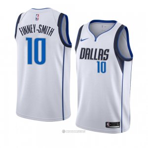 Camiseta Dallas Mavericks Dorian Finney-Smith #10 Association 2018-19 Blanco