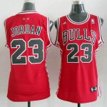 Camiseta Mujer de Jordan Chicago Bulls #23 Rojo