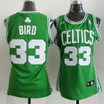 Camiseta Mujer de Bird Boston Celtics #33 Verde