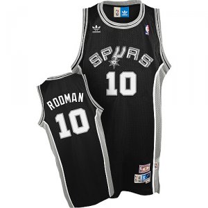 Camiseta San Antonio Spurs Rodman #10 Negro